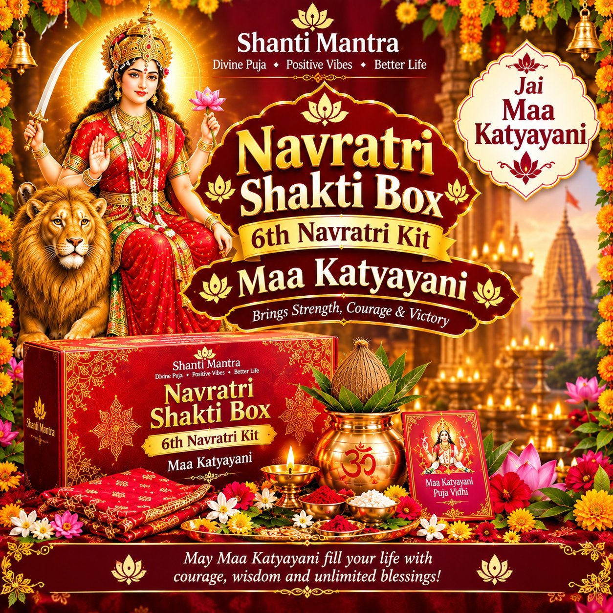 Navratri Shakti Box - Day 6: Maa Katyayani
